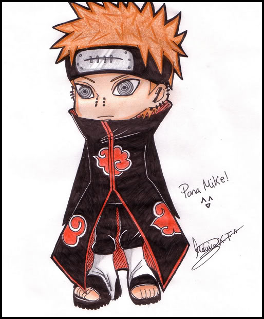 chibi Pein by MoniSaku1
