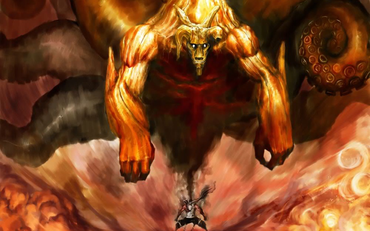 eight tails ox tailed beast anime naruto hd-wallpaper