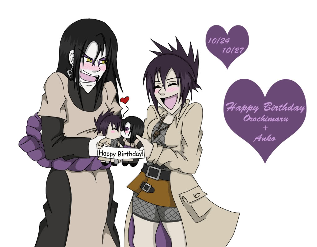 HappyBirthdayOrochimaruAnko2009colo