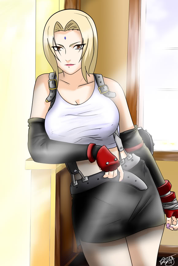 Tsunade Cosplay as Tifa by jadeedge