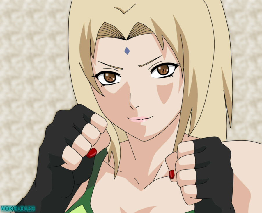 battle tsunade by mokolo123-d4lkq6c