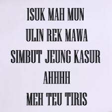 DP BBM SUNDA LUCU tiris simbut